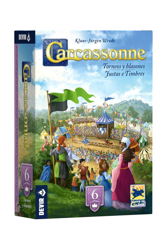Carcassonne Justas e Timbres